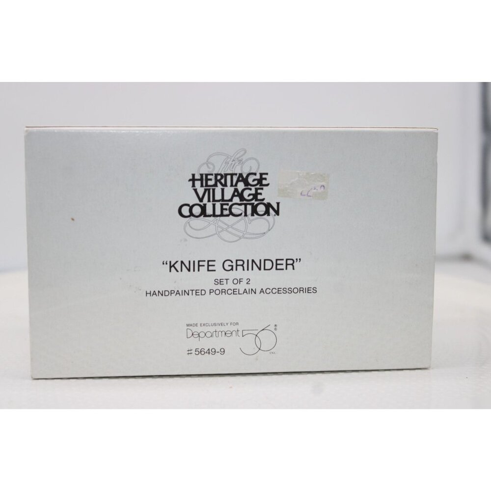 Dept 56 New England Village - Knife Grinder